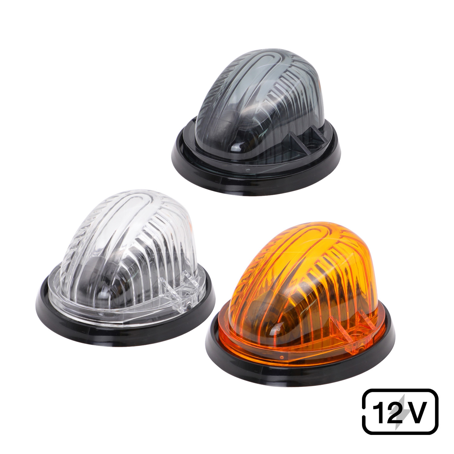 套装5个1973-1987雪佛兰C/K GMC1500车顶驾驶室车灯LED黄色含灯泡