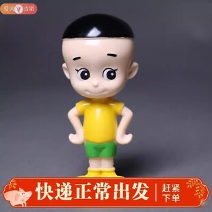大头儿子一家人玩具小头爸爸小公仔仿真玩偶小模型男孩过家家摆件
