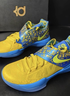 Nike/耐克男鞋KD 4杜兰特4代得分王配色透气复刻篮球鞋FZ5916-400