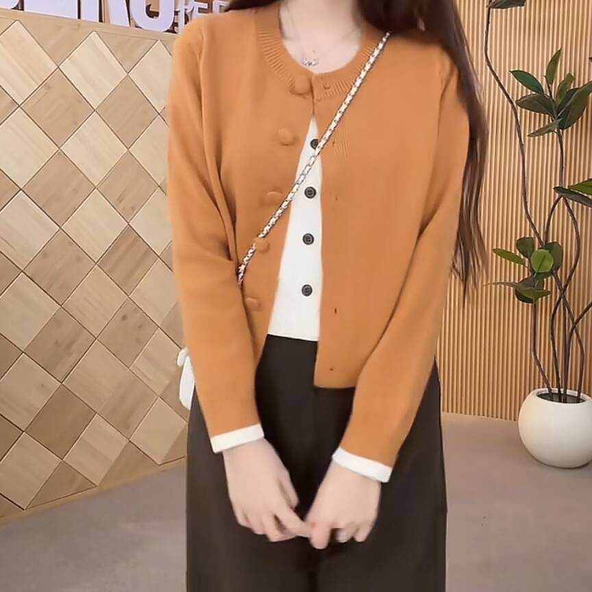 秋冬新款针织开衫女小个子穿搭套装慵懒风毛衣两件套显瘦遮肉,女装/女士精品,毛衣,淘宝优惠券,粉丝福利购,淘宝优惠卷