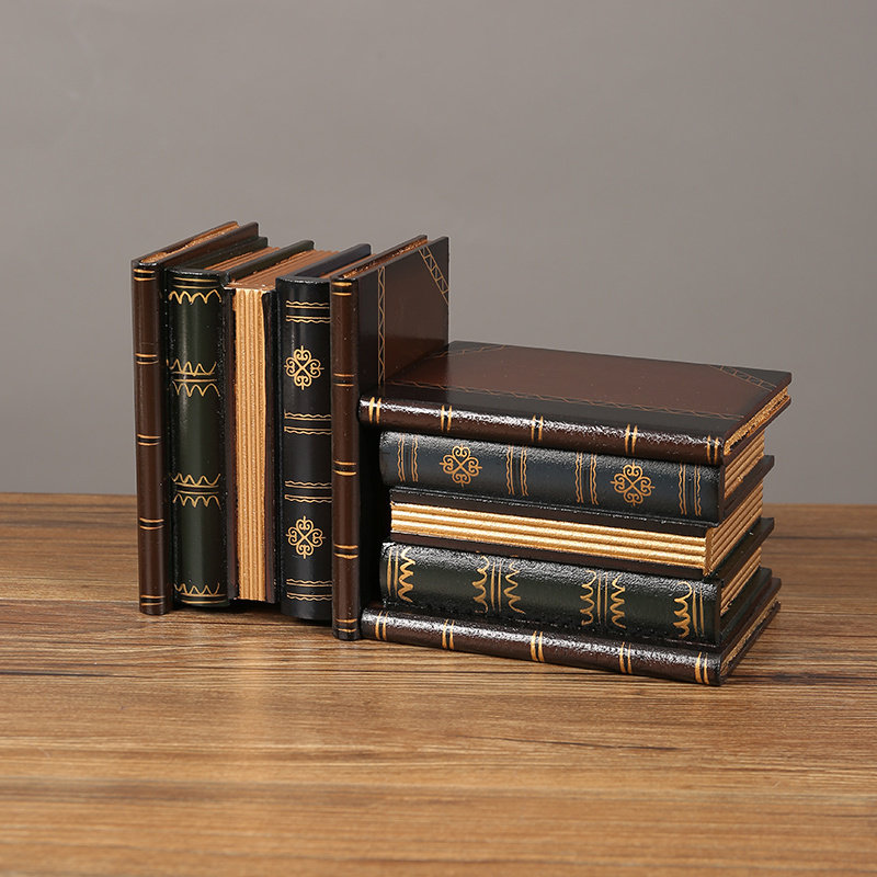 仿真书假书装饰收纳摆件轻奢复古办公室酒柜书房欧式摄影道具书盒,家居饰品,装饰摆件,淘宝优惠券,粉丝福利购,淘宝优惠卷