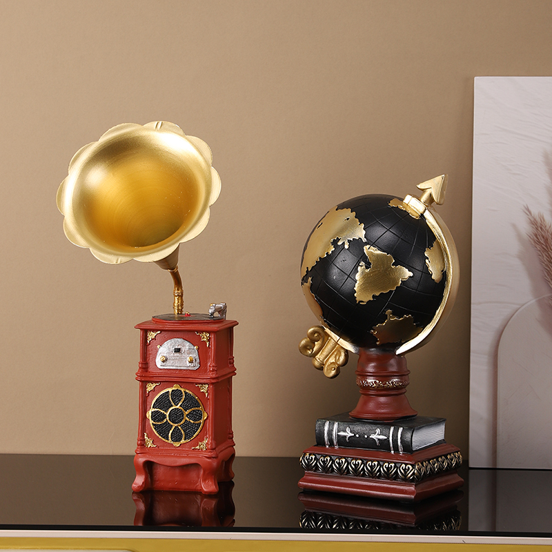 欧式复古风家居摆件酒柜怀旧摆设