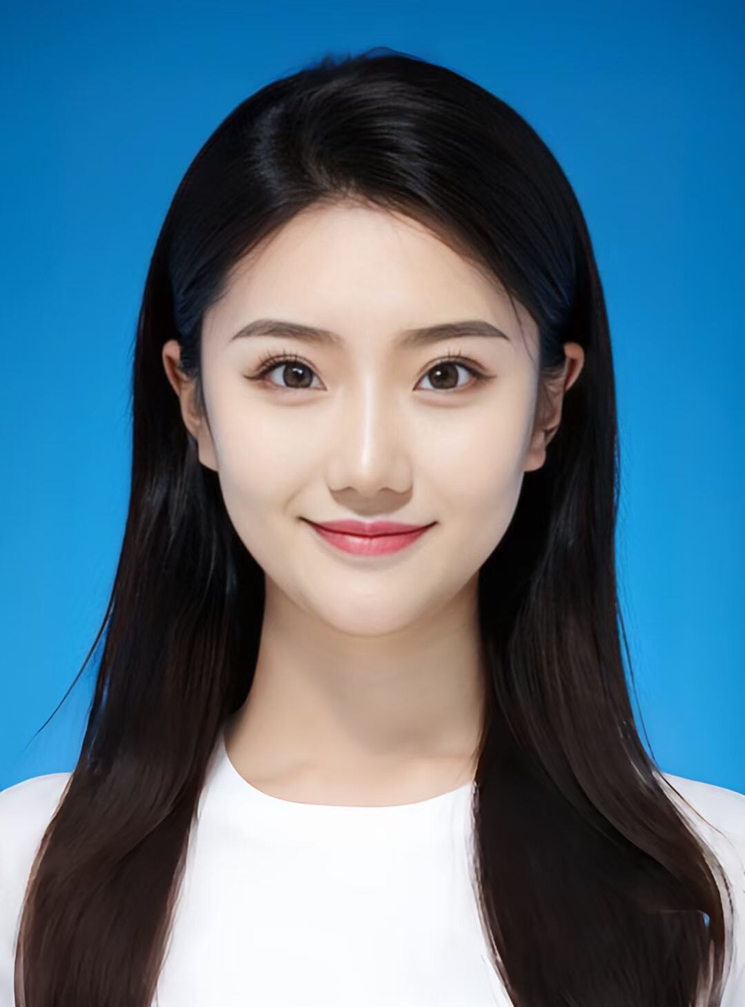 ai写真定制高级证件照蓝底白底换脸定制2张