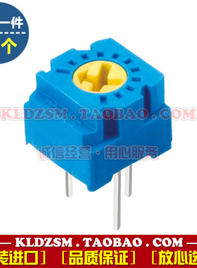 日本TOCOS精密微调电位器GF063P1-B501 500Ω三脚直插可调电阻器