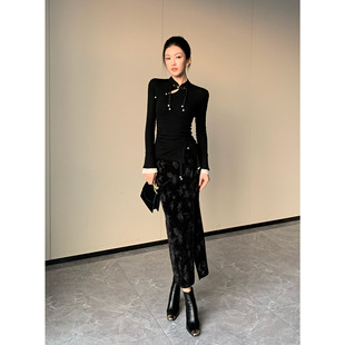 【限时福利款】纪金其秋冬高级感包臀巨好看的半身裙女气质长裙