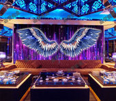 包间背景墙纸 时尚 定制KTV墙布壁画 酒吧炫彩闪光背景墙壁纸壁布