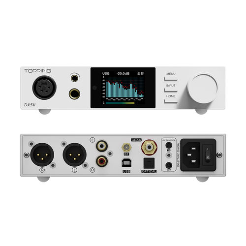 TOPPING拓品DX5 II全平衡大功率解码耳放一体机 hifi发烧 硬解DAC