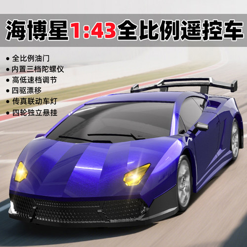 海博星rc专业遥控车143带陀螺议