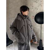 C316MY1031P138秋冬新款短款不规则设计棉衣时尚短款外套时尚，男装棉衣，电商C316