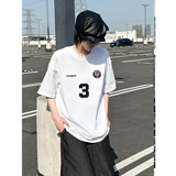 C316TH410P48夏装新款短袖T恤时尚短袖刺绣运动tee学院宽松，男装T恤，电商C316