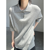 C316ZZT01P58夏装新款短袖针织衫T恤时尚百搭teepolo衫个性，男装针织衫/毛衣，电商C316