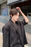 C316XZ1154P88夏装新款短袖西服时尚宽松性感欧美西装外套个性，男装西服，电商C316