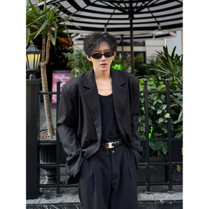 C316 XZ1075 P98 K1075 P68 春装新款黑色西服个性休闲西装套装，男装西服，电商C316