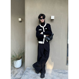 s秋冬新款毛衣小香风针织衫个性时尚毛衣短款，男装针织衫/毛衣，电商C316