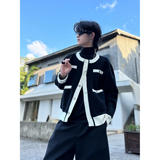 C316MY1285P118秋冬新款毛衣小香风针织衫个性时尚毛衣短款，男装针织衫/毛衣，电商C316