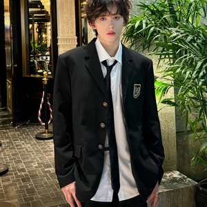 C316XZ1234P98秋冬新款制服校服班服西装学院风DK短款外套