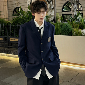 C316 XZ1234 P98 秋冬新款制服校服班服西装学院风DK短款外套图片