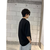 C316T8326P33夏装新款个性人物印花短袖T恤黑色tee，男装T恤，电商C316