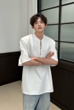 C316T1145P48夏装新款短袖polo衫时尚白色黑色个性简约T恤百搭，男装T恤，电商C316