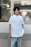 C316T1129P48控价68春夏新款短袖T恤潮tee白色拼接个性时尚T恤，男装T恤，电商C316