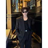 C316XZ1075P98K1075P68春装新款黑色西服个性休闲西装套装，男装西服，电商C316