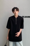 C316T1145P48夏装新款短袖polo衫时尚白色黑色个性简约T恤百搭，男装T恤，电商C316