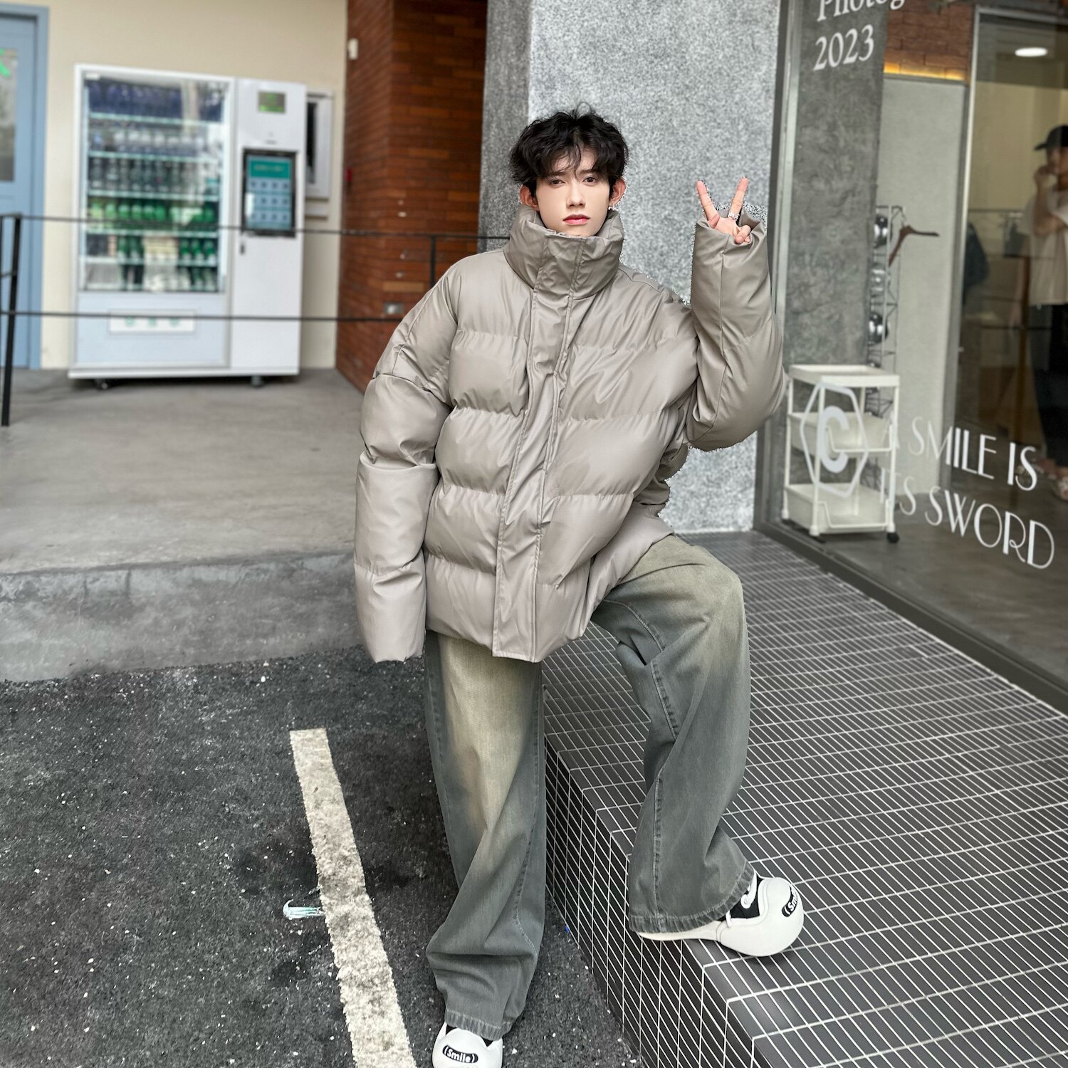 C316MY149P128冬装新款皮质棉衣舒服立领时尚百搭棉服袄子时尚,男装棉衣,电商C316