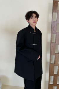 C316 WY850 P98特价 春装新款新中式时尚百搭短款外套西服西装图片