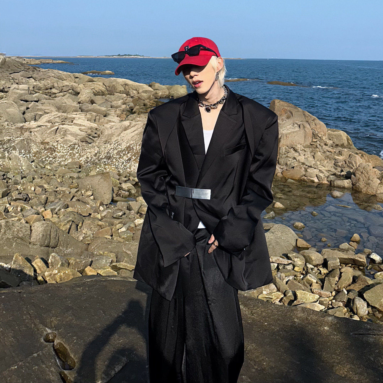 C316XZ204P118K206P68（搭配裤子）西服套装网红外套时尚，男装西服，电商C316