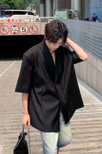 C316 XZ1154 P88 夏装新款短袖西服时尚宽松性感欧美西装外套个性图片