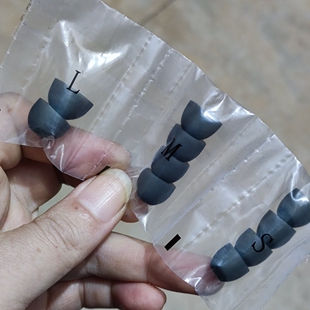 适用于万魔 E1010 E1010BT圈铁耳机硅胶套 超大孔径6mm导管