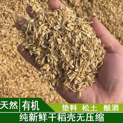 稻壳新鲜纯干稻谷壳宠物垫料