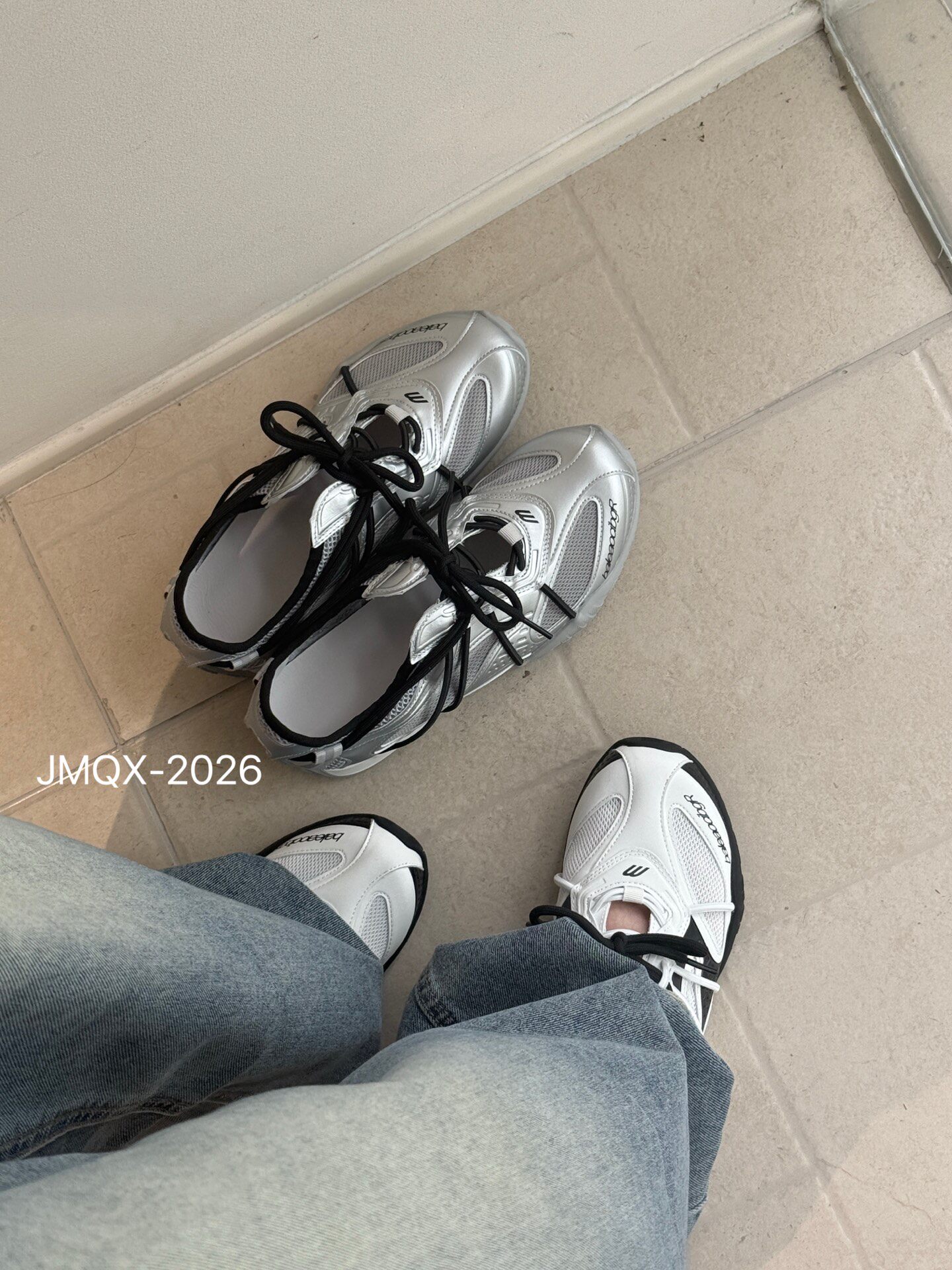 时尚厚底网面老爹鞋女2026春款韩版百搭休闲鞋运动鞋阿甘鞋德训鞋