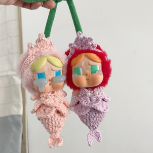 樱桃哭娃填在一起娃衣手作美人鱼套装 眼泪公仔衣服 CRYBABY爱神