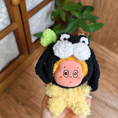 星星人挂件手作卡通高飞头套帽子