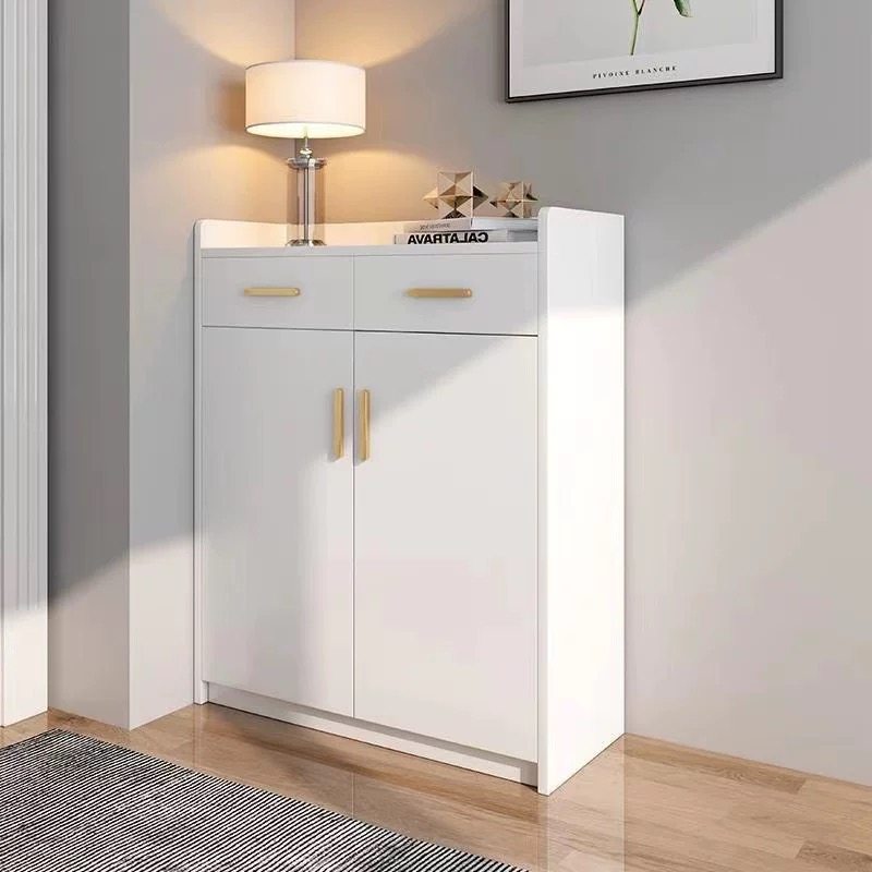 家用鞋柜入户门口外收纳柜室内玄关储物柜一体靠墙进门柜子35cm深