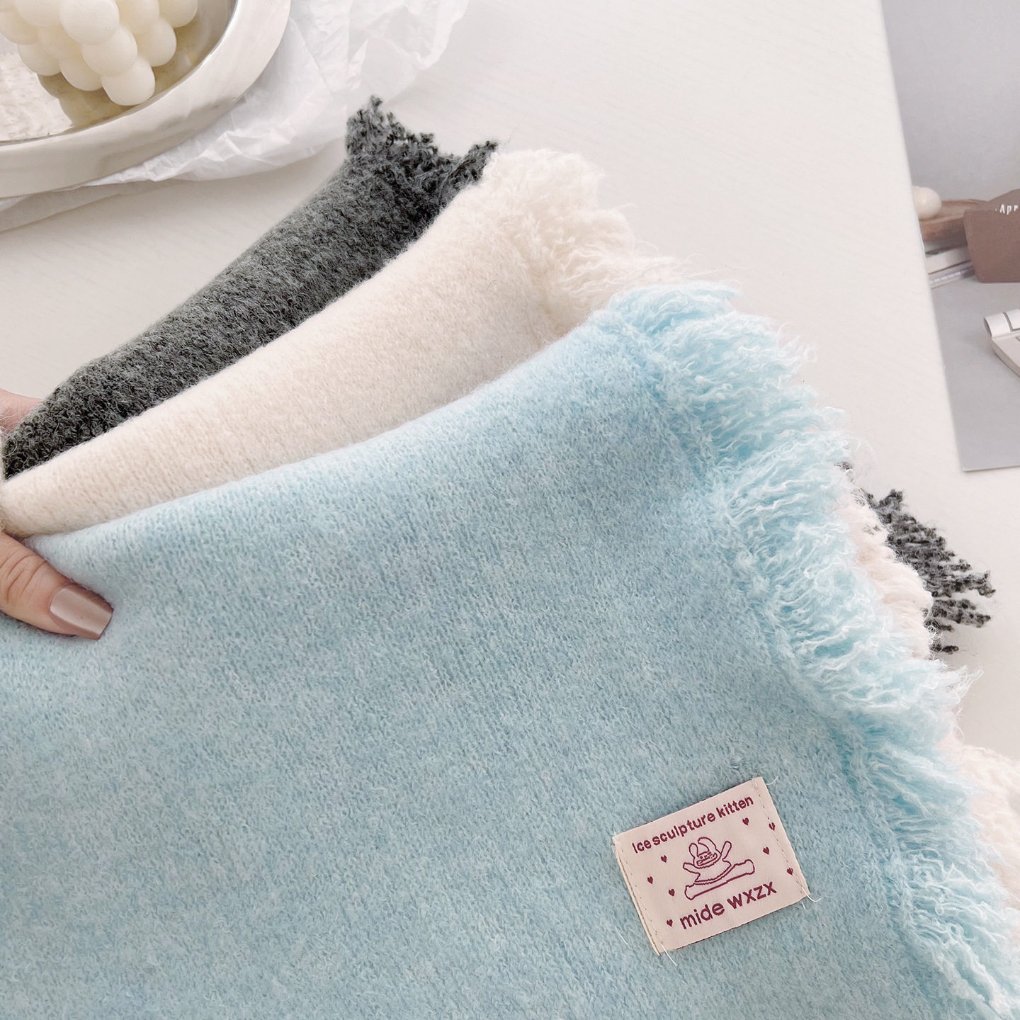 2025新款软糯糯纯色围巾可爱保暖冬季百搭保暖围脖感送礼推荐,服饰配件/皮带/帽子/围巾,围巾/丝巾/披肩,淘宝优惠券,粉丝福利购,淘宝优惠卷