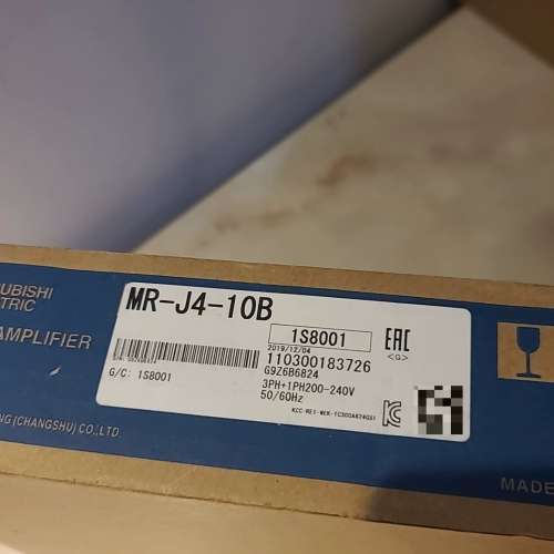 议价伺服驱动器MR-J4-10B，，序列号1S8询价