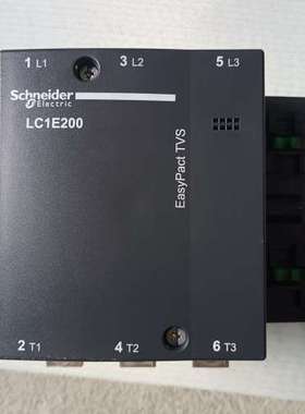 议价这款LC1E200交流接触器采用黑色外壳，简询价