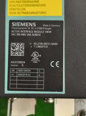 议价6SL3100-0BE21-60 16kw电抗器滤波器西询价