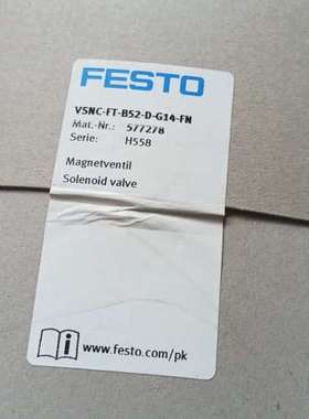议价电磁阀577278  VSNC-FT-B52-D-G1询价