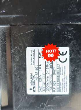 议价Mitsubishi/伺服电机，型号：HG-SR102J询价