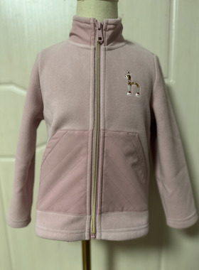 hazzys哈吉斯童装2022秋冬新品立领拉链衫休闲运动开衫针织外套