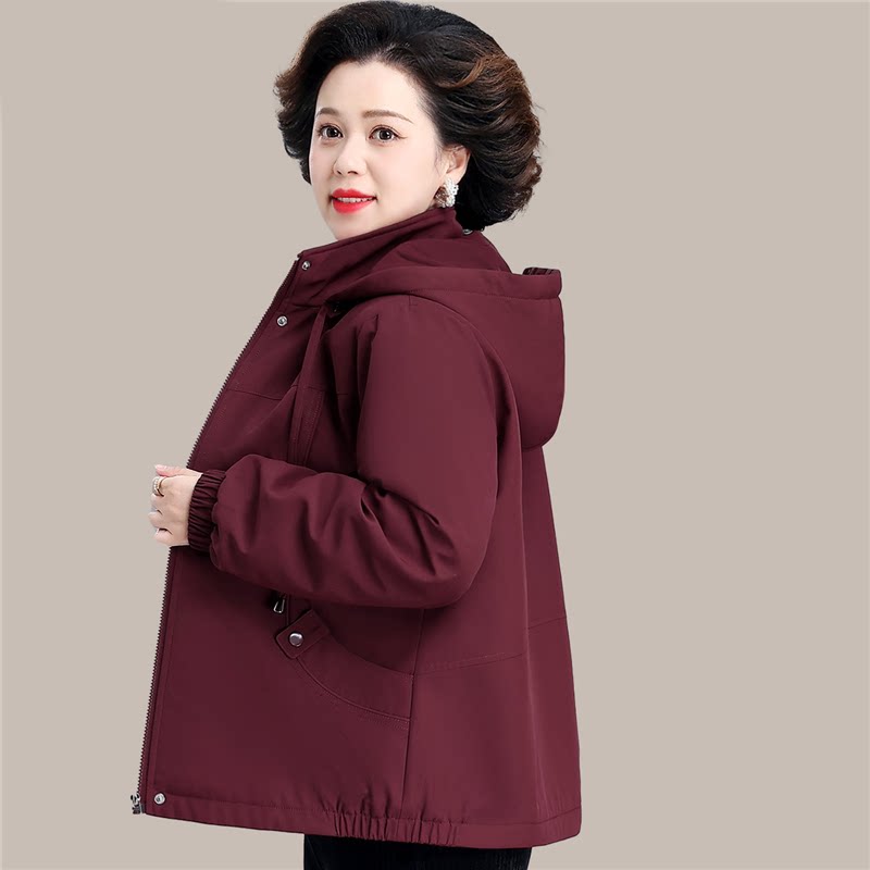 中年妈妈冬装保暖棉衣棉服女款2026新款洋气40到50多岁棉袄厚外套