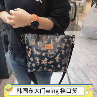 宽27高20 底宽9cm韩国东大门wing防水包单肩斜挎包肩带可拆卸可调