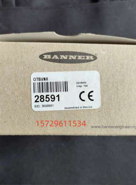 BANNER/邦纳 OTBVN6 W/Y， OTBVP6 W/Y，OTBVN6 ，OTBVP6 OTBVR81