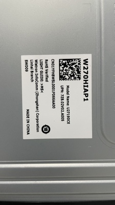 W238HFAP W238HIAP1 W270HIAP1 W270HBAP3  W270FBQ01 D2720DS