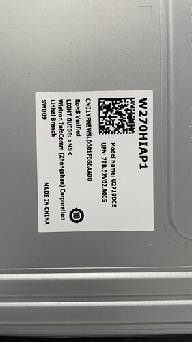 W238HFAP W238HIAP1 W270HIAP1 W270HBAP3  W270FBQ01 D2720DS