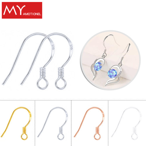 S925纯银耳饰耳钩配件材料包