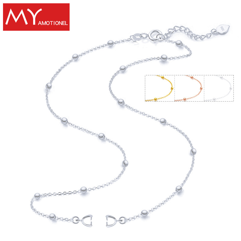 整套925纯银开口项链小号夹扣配件女锁骨链O字链项链包珠链素链潮,饰品/流行首饰/时尚饰品新,银饰项链,淘宝优惠券,粉丝福利购,淘宝优惠卷